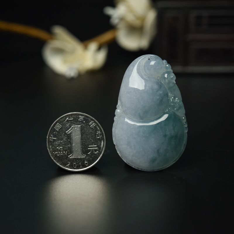 翡翠吊坠-红掌柜