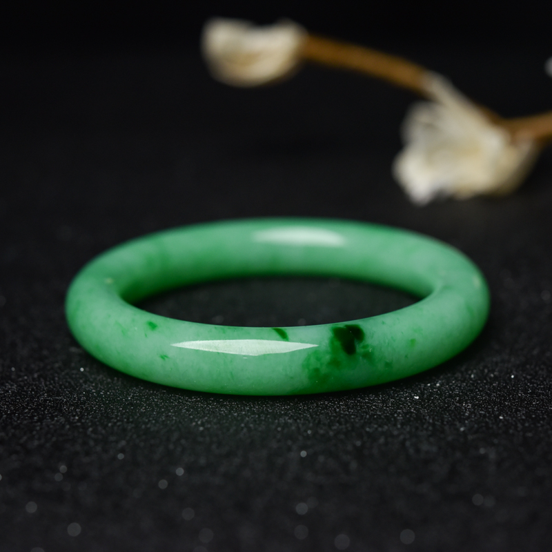 翡翠圆镯-红掌柜