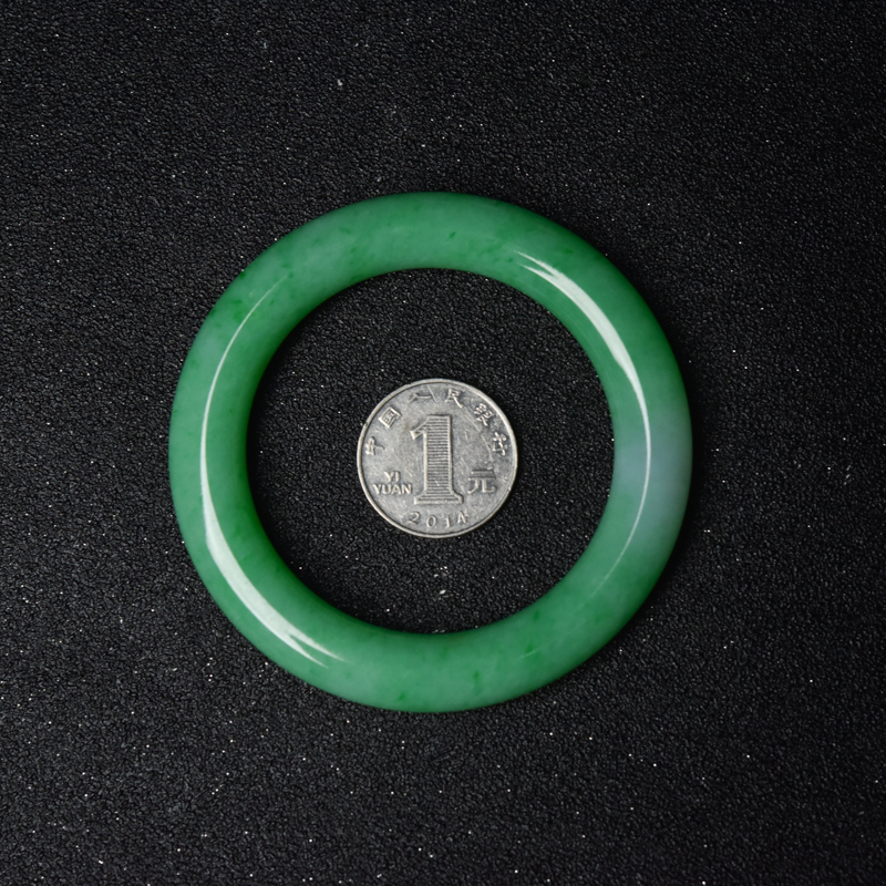 缅甸翡翠圆镯-红掌柜