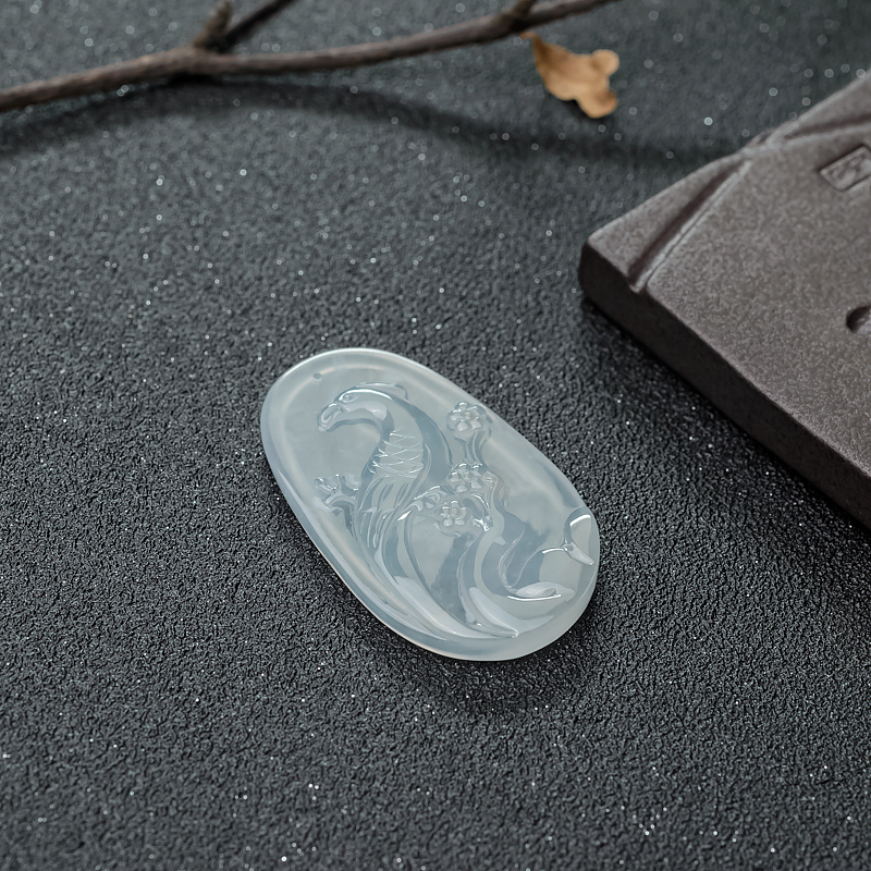 翡翠喜上眉俏-红掌柜