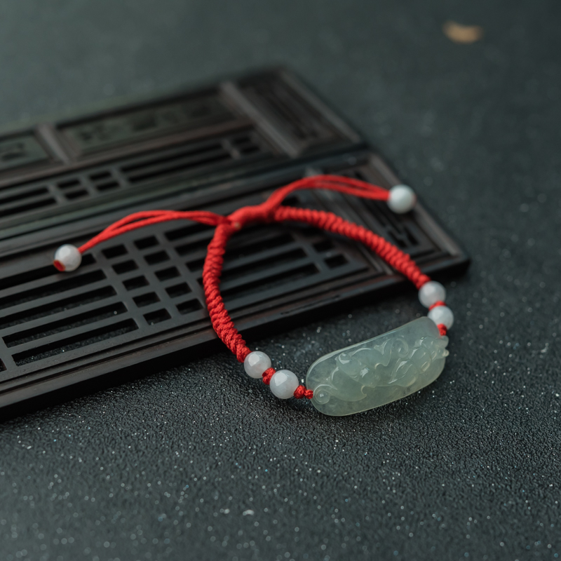 糯冰种福在眼前手链-红掌柜