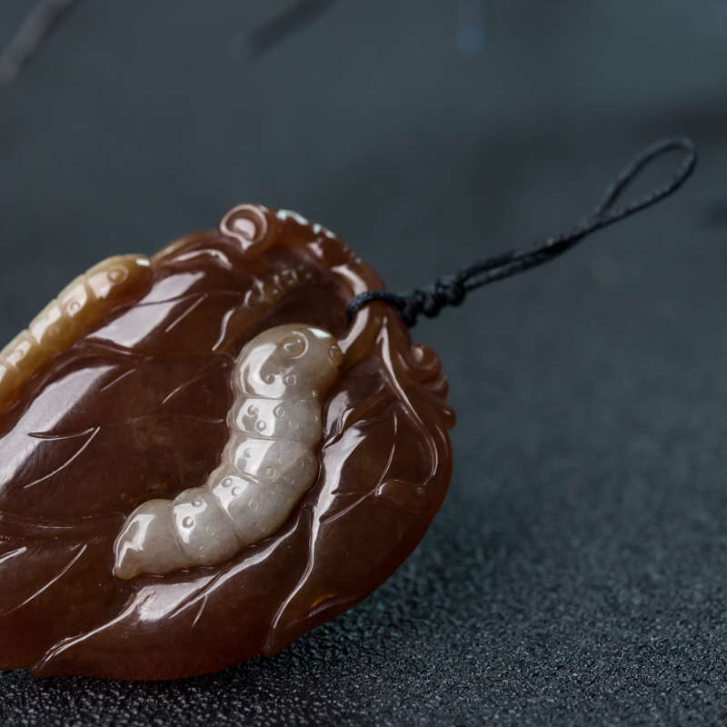 翡翠大业有成吊坠-红掌柜