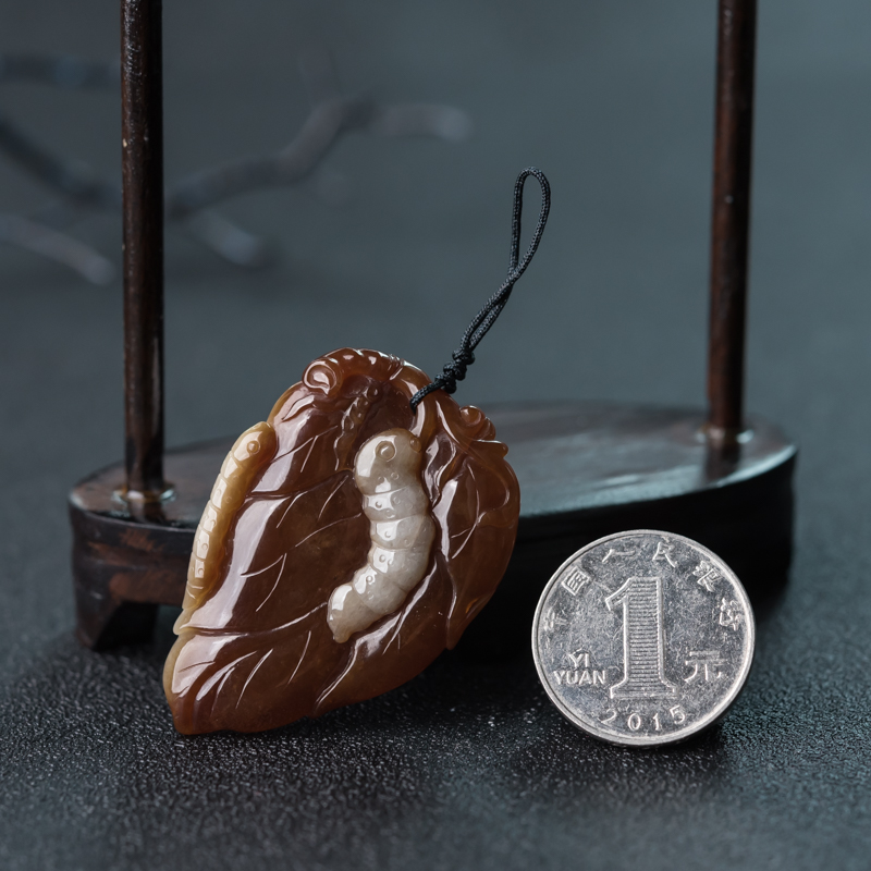 翡翠大业有成吊坠-红掌柜