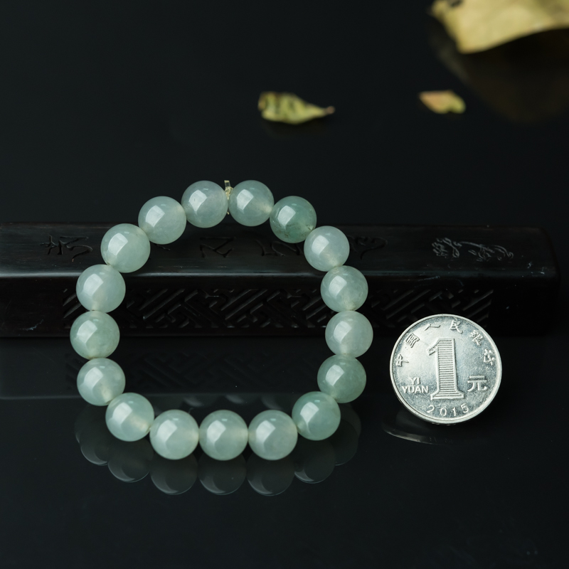 冰种翡翠手串-红掌柜