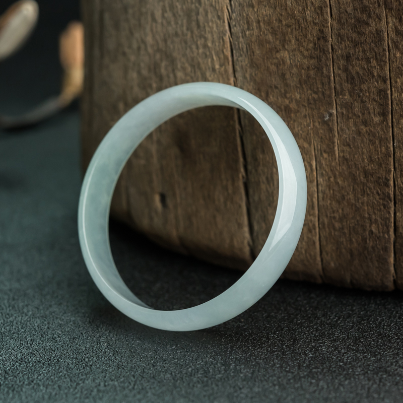 50.9mm天然缅甸翡翠手镯-红掌柜