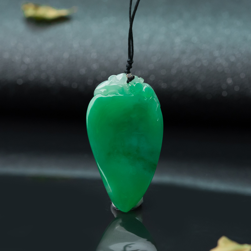 翡翠辣椒吊坠-红掌柜