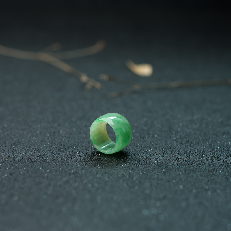 缅甸糯冰种俏色翡翠路路通吊坠-红掌柜