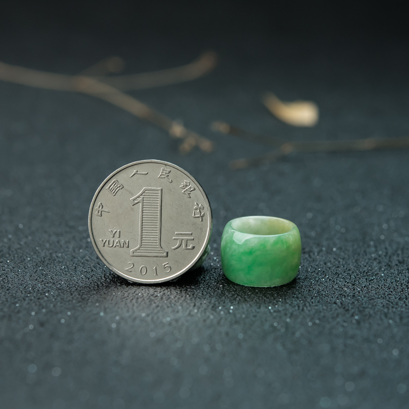 糯冰种翡翠路路通吊坠-红掌柜