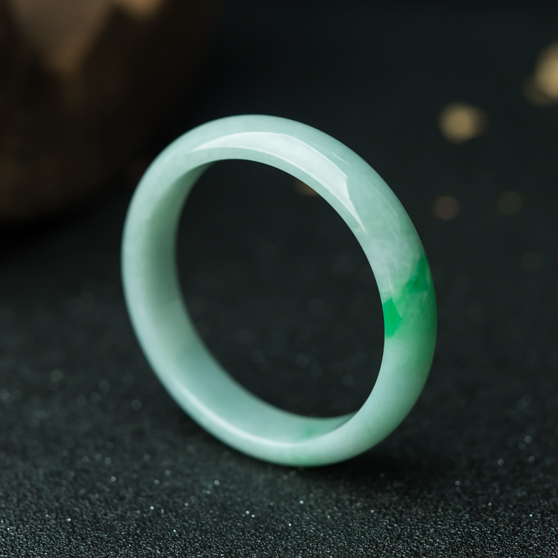 飘翠翡翠手镯-红掌柜