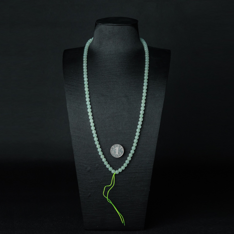 糯冰种翡翠项链-红掌柜