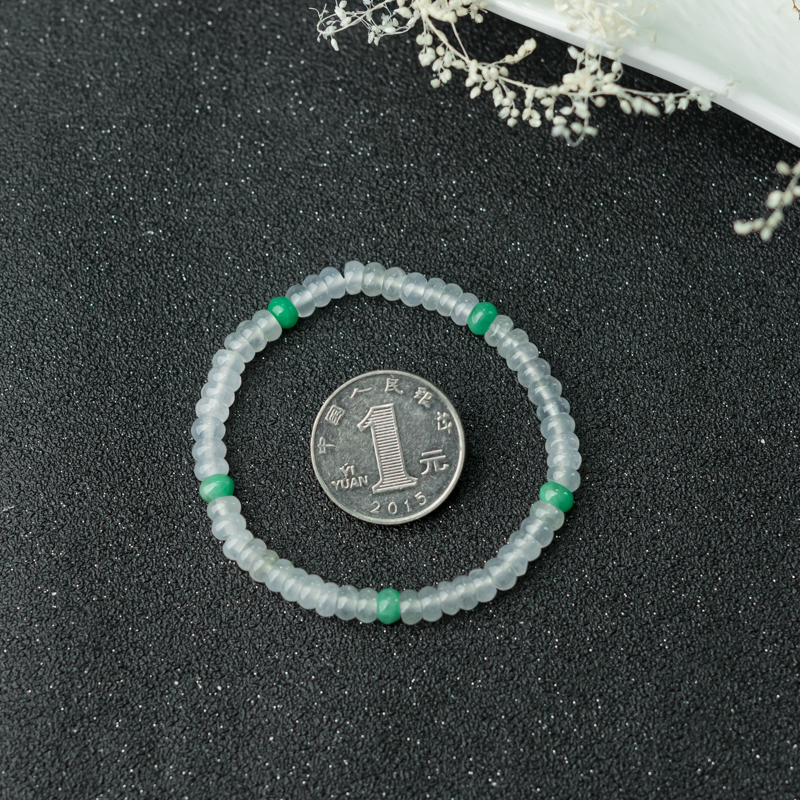 缅甸翡翠手串-红掌柜