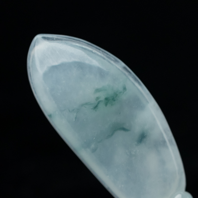 缅甸天然糯冰种翡翠福瓜吊坠-红掌柜