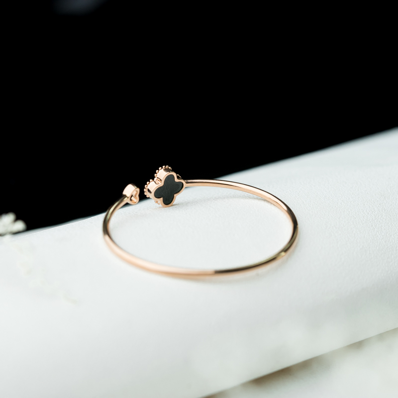 墨翠四叶草手镯-红掌柜