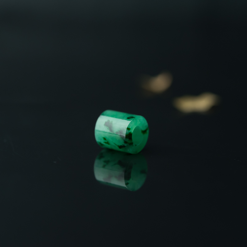 天然糯冰种飘花翡翠路路通吊坠-红掌柜