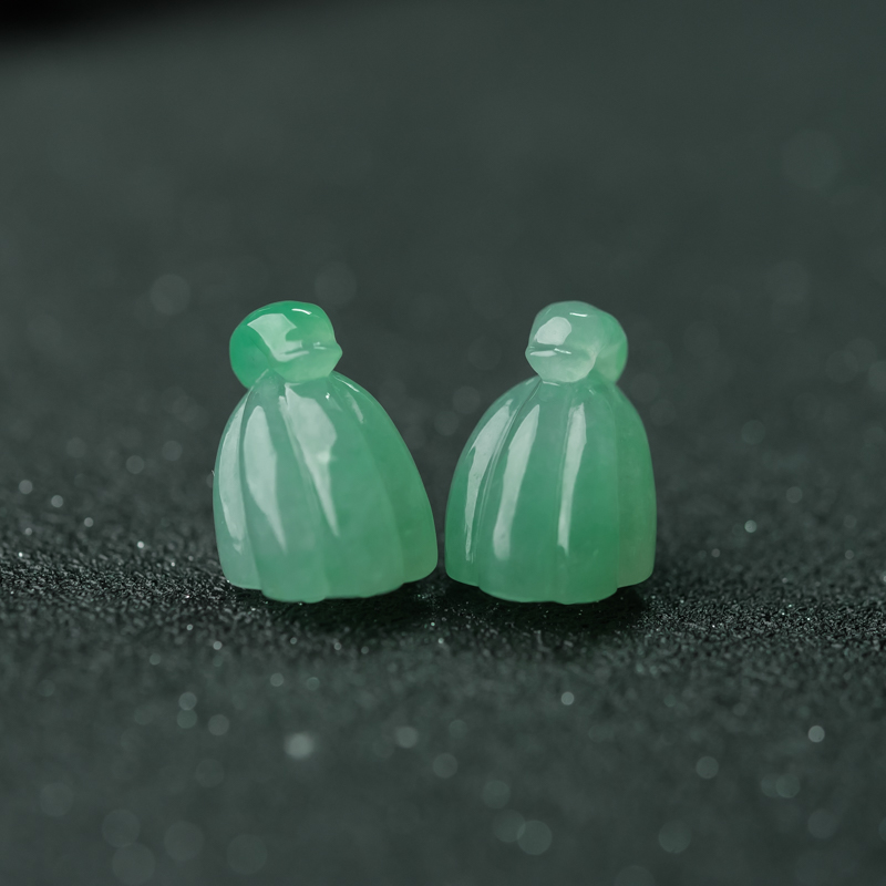 缅甸天然糯冰种晴水翡翠吊坠-红掌柜