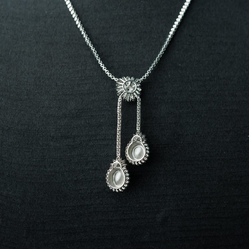 缅甸天然阳绿翡翠戒面吊坠-红掌柜