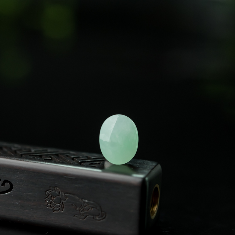 翡翠戒面-红掌柜