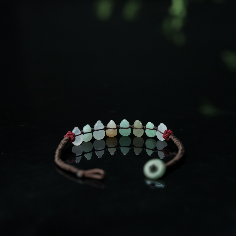 翡翠福禄手串-红掌柜