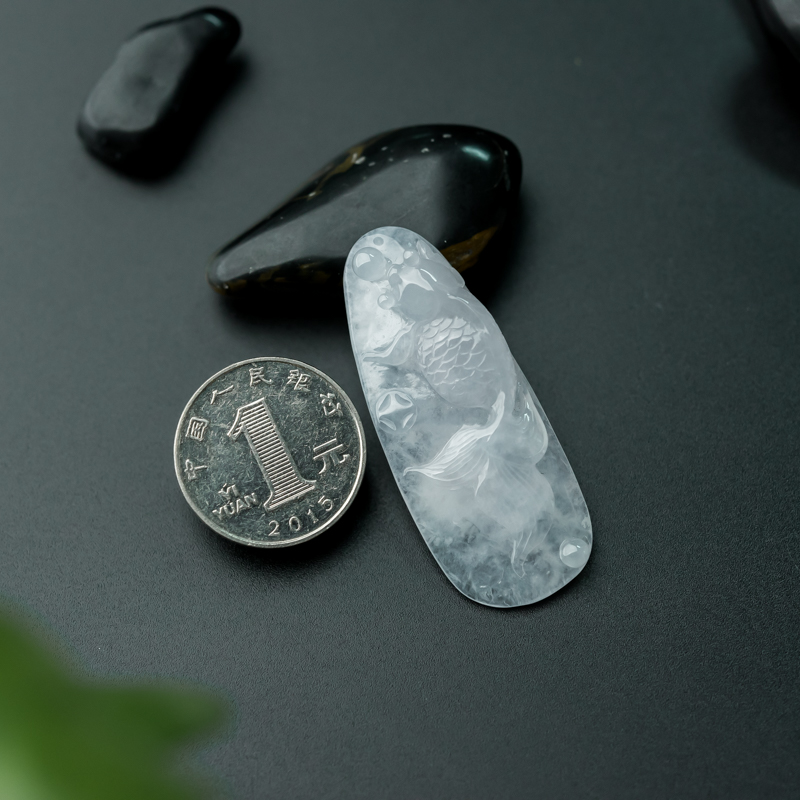 翡翠吊坠-红掌柜