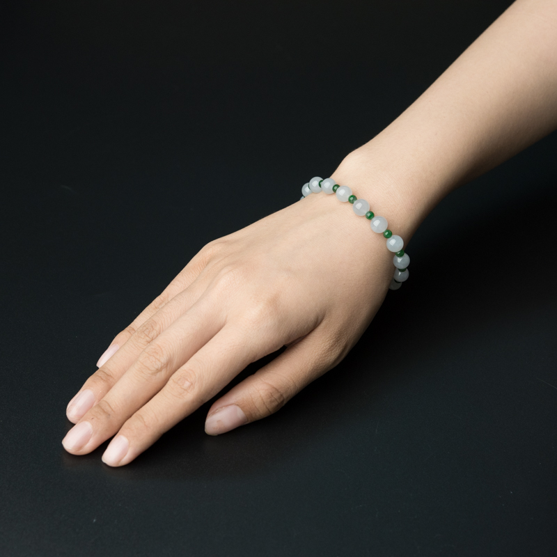 缅甸翡翠手链-红掌柜