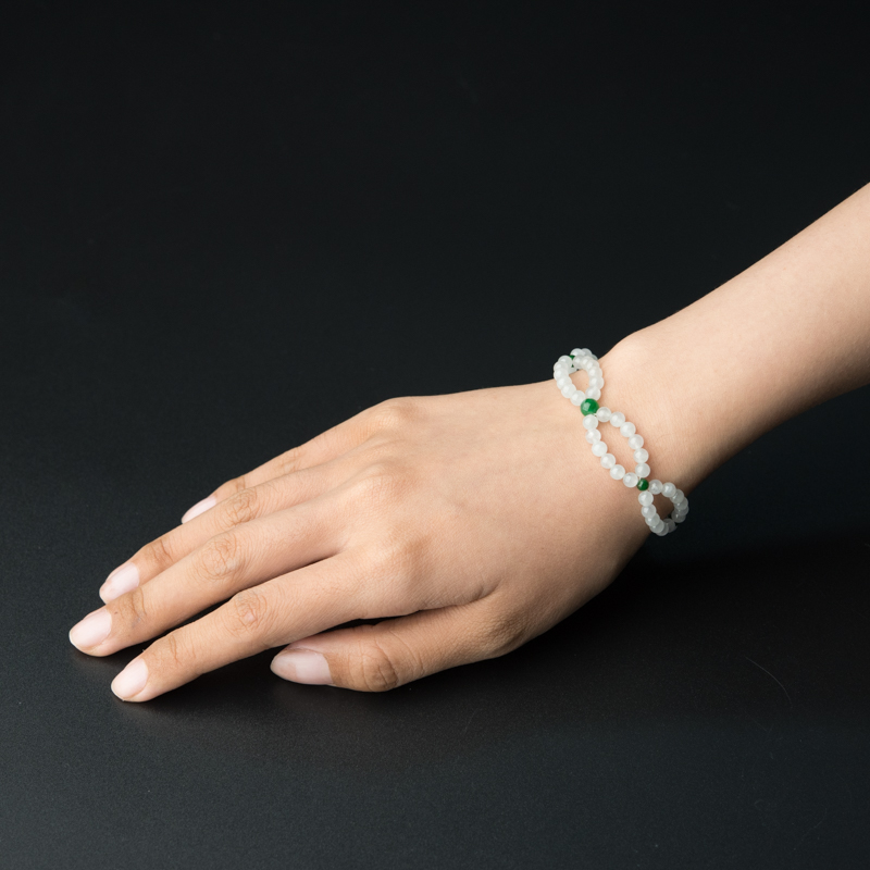 缅甸翡翠手链-红掌柜