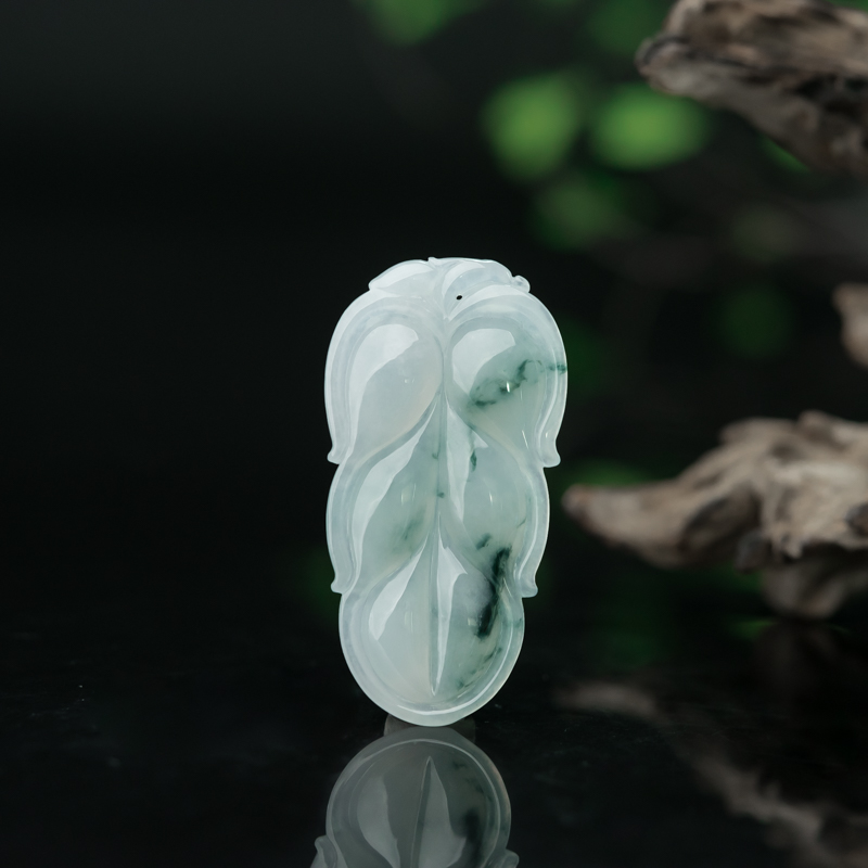 翡翠大业有成吊坠-红掌柜