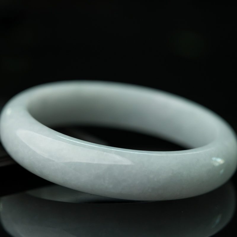 56.9mm糯种翡翠镯-红掌柜