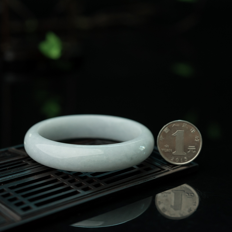 缅甸翡翠平安镯-红掌柜