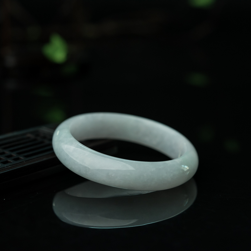 58.7mm翡翠平安镯-红掌柜