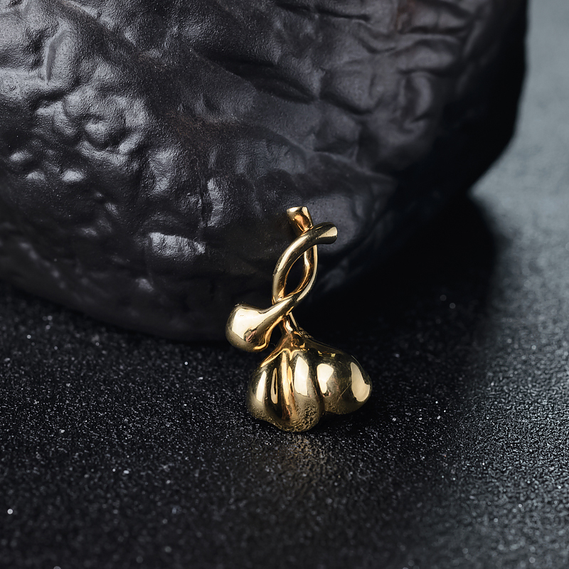 18K糯种翡翠花吊坠-红掌柜