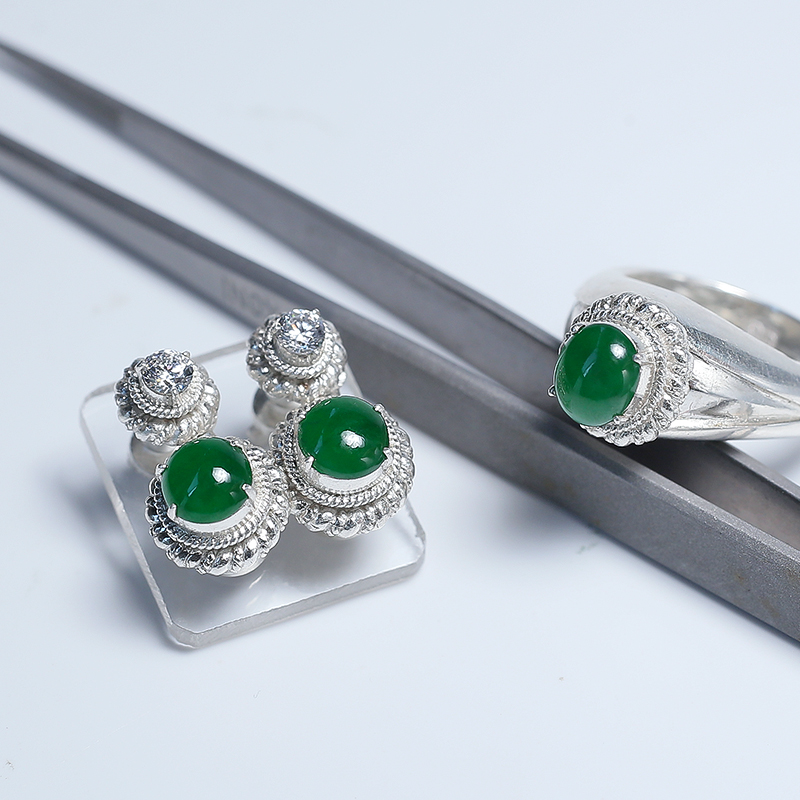 翡翠戒面 - 红掌柜珠宝