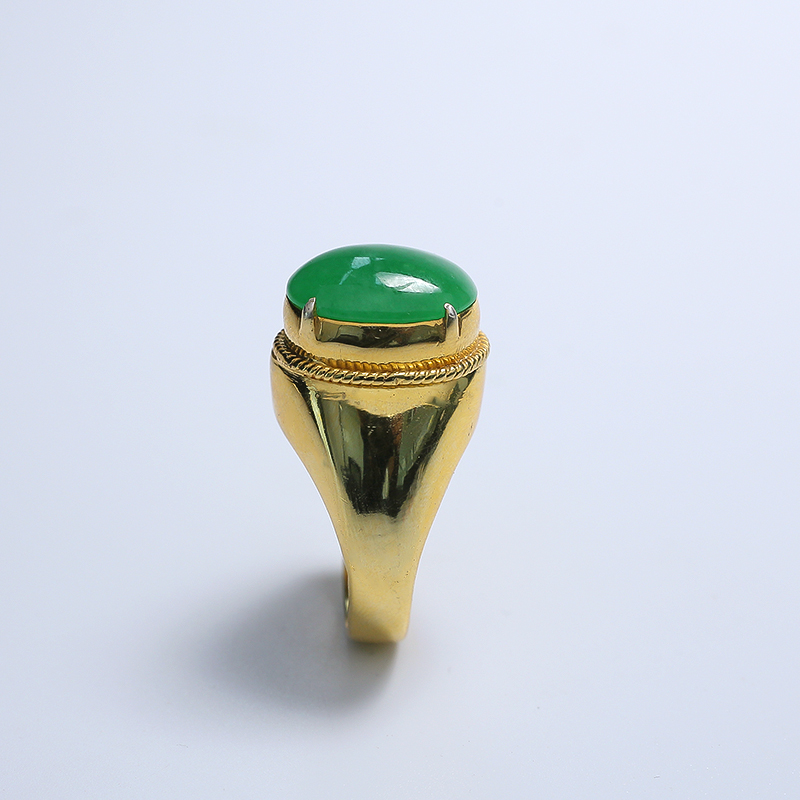 缅甸翡翠戒面 - 红掌柜珠宝