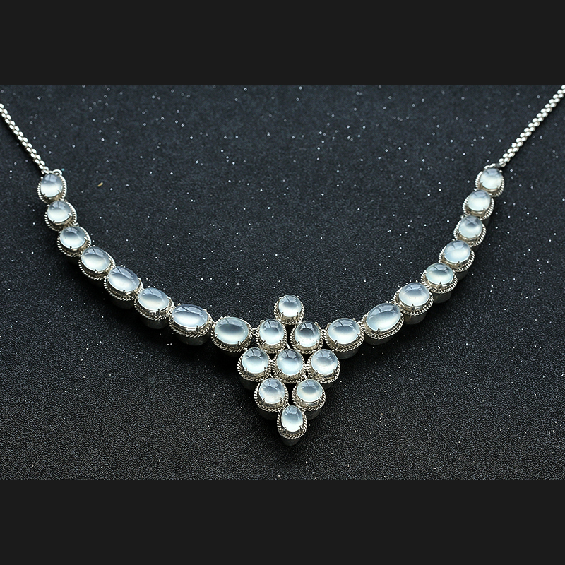 玻璃种翡翠蛋面 - 红掌柜珠宝