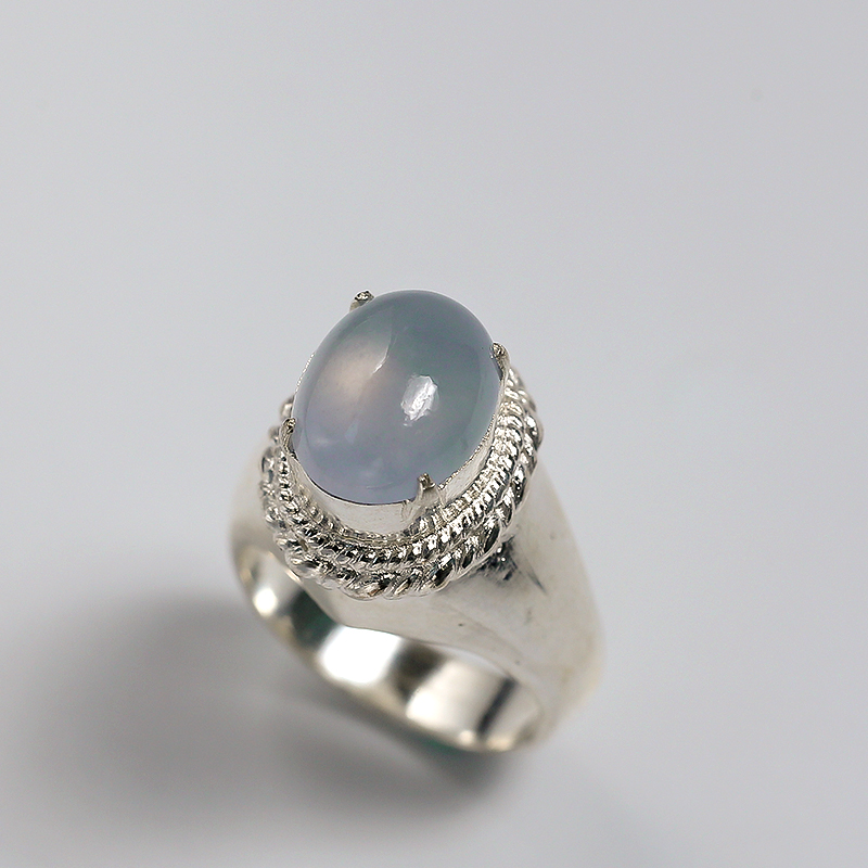 冰种春色翡翠戒指 - 红掌柜珠宝