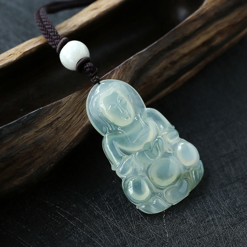 冰种浅绿色翡翠 - 红掌柜珠宝