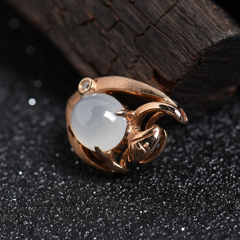 翡翠吊坠-红掌柜