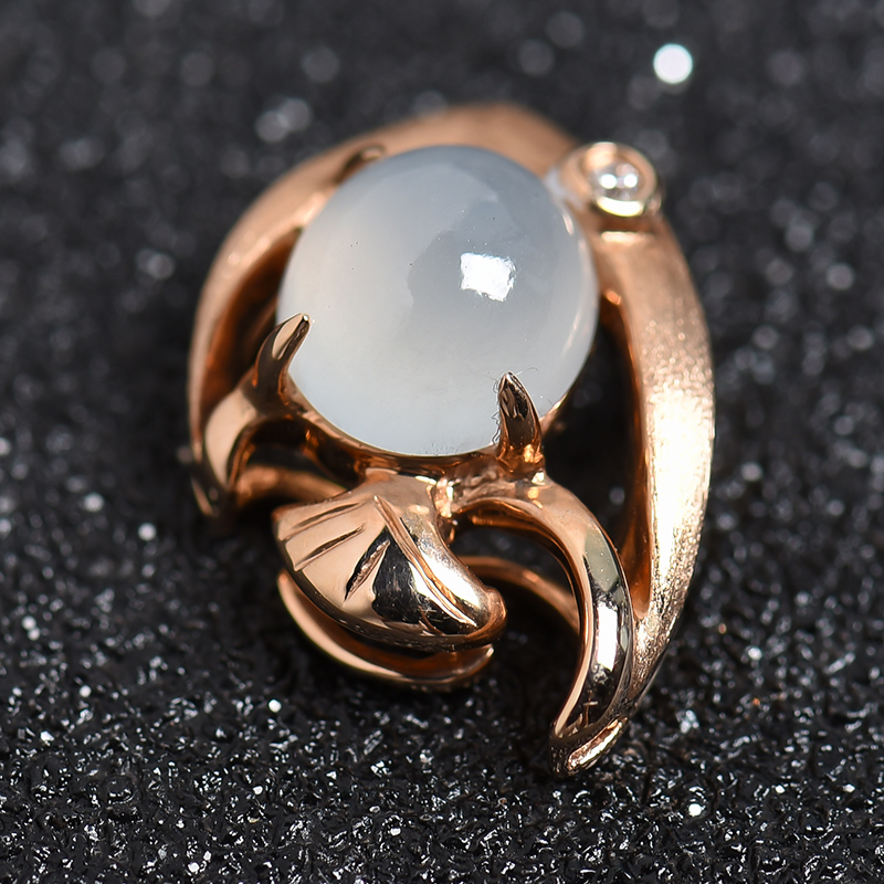 冰糯种翡翠-红掌柜