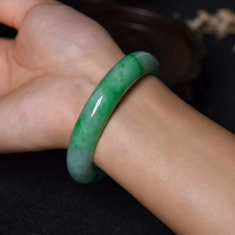缅甸翡翠福镯-红掌柜