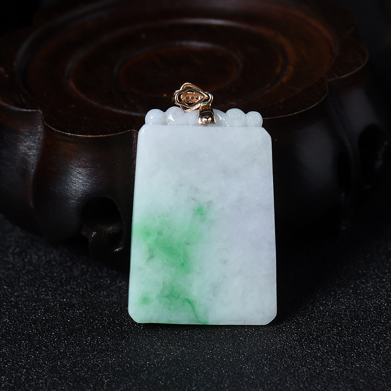 糯种翡翠-红掌柜