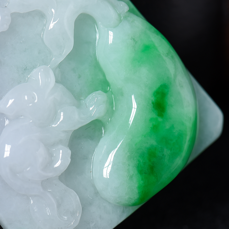 翡翠挂件-红掌柜