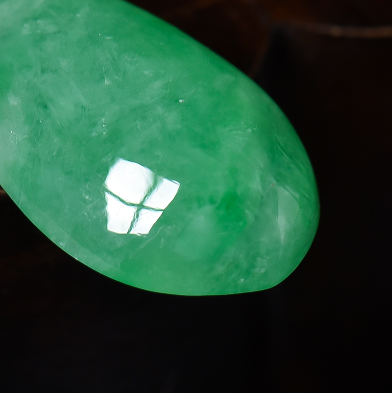 天然翡翠福瓜吊坠-红掌柜