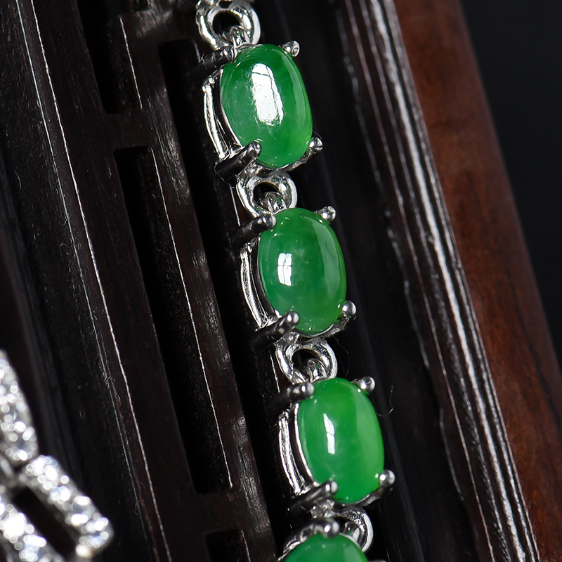 翡翠手链-红掌柜