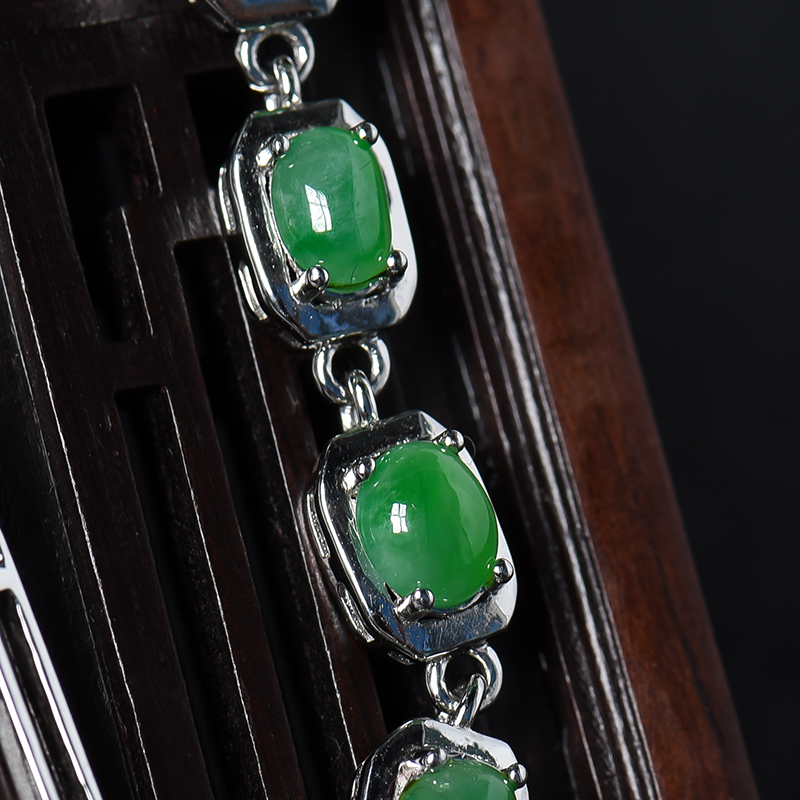 翡翠手链-红掌柜