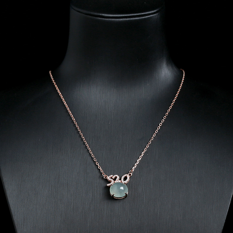 翡翠项链-红掌柜