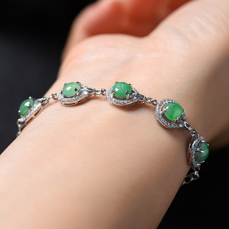 翡翠手链-红掌柜