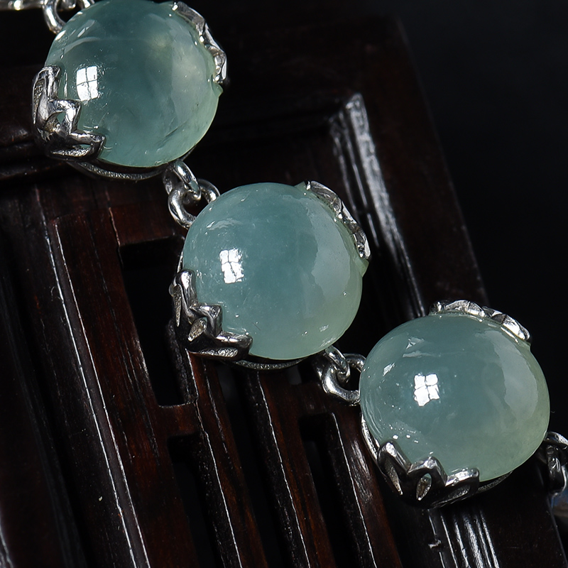 翡翠手链-红掌柜