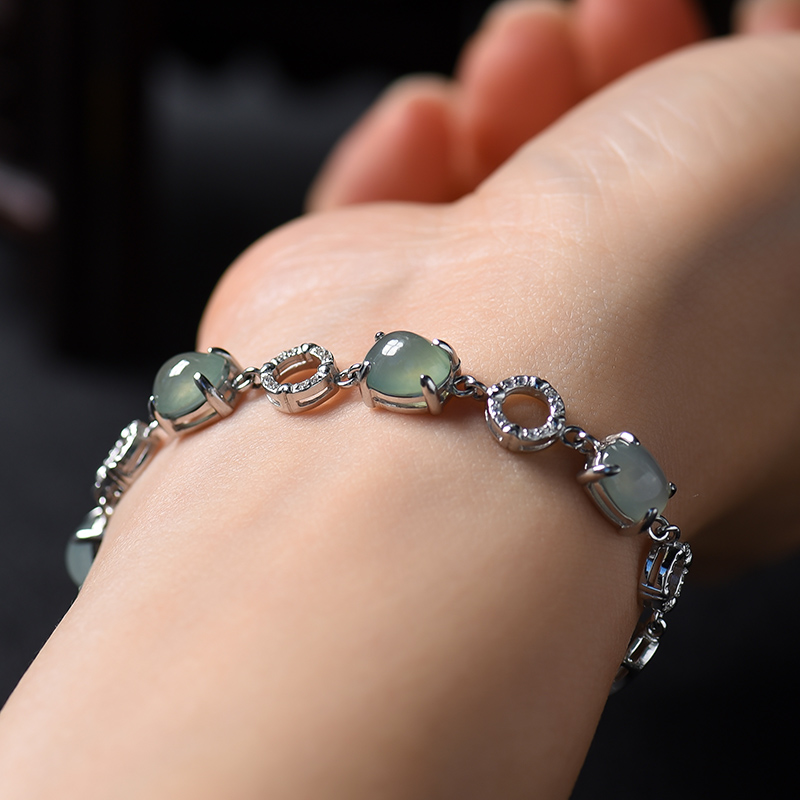 翡翠手链-红掌柜