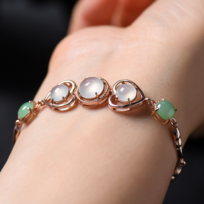 翡翠手链-红掌柜