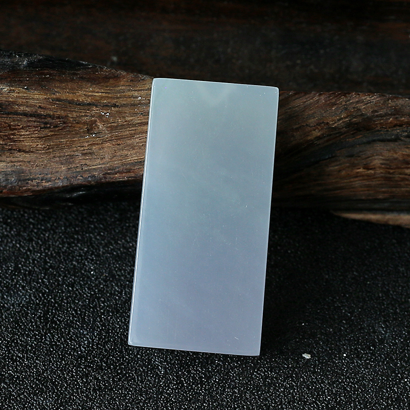 糯种翡翠无事牌 - 红掌柜珠宝