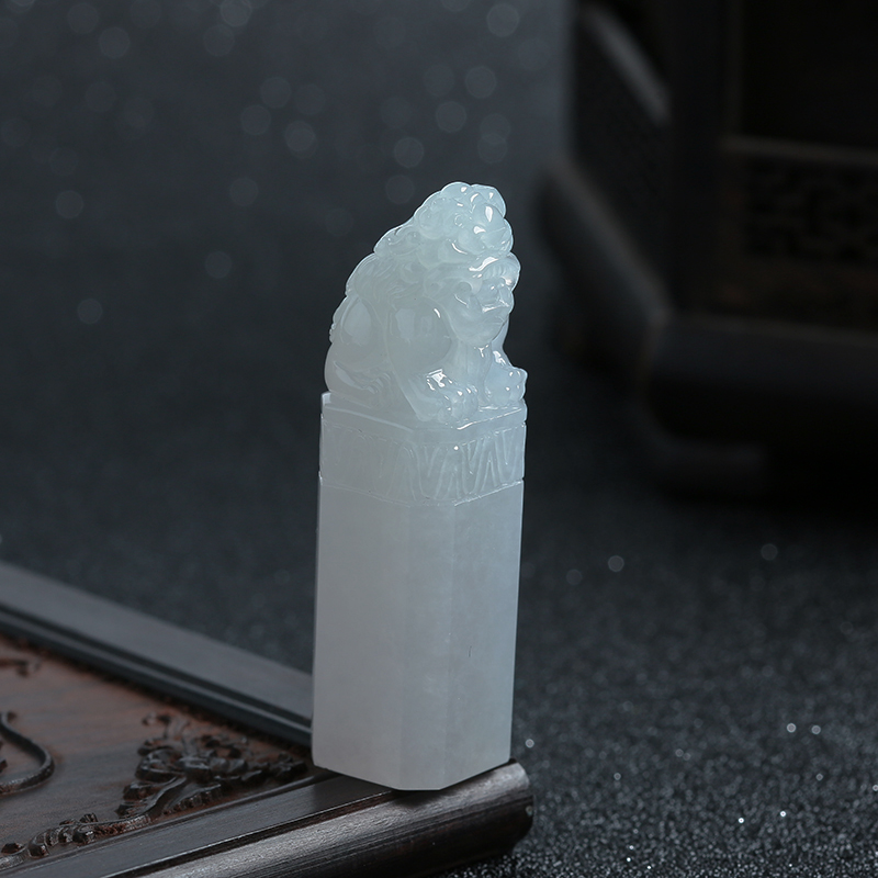 貔貅翡翠印章-红掌柜珠宝